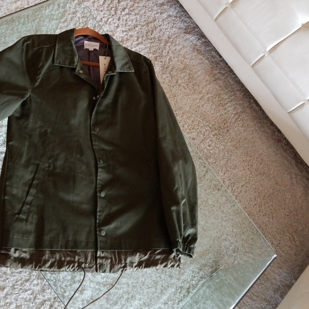 Five Four Mens Jacket Army Green - Picture 2 of 4